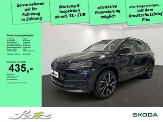skoda karoq 2.0 tdi 4x4 sportline *led*parksensor*sitz
