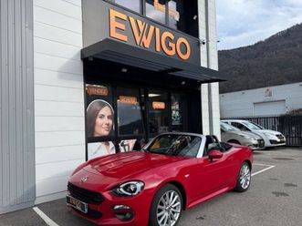 fiat 124 spider 1.4 multiair 140ch lusso plus camera de recul gps interieure cuir