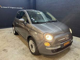 fiat 500 1.2 69 toit pano lounge pack city clim aux 4 pneus neufs saisons