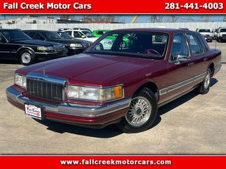 used 1990 lincoln town car town car