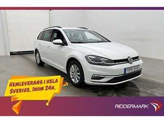 volkswagen golf sportscombi tsi 110hk carplay cockpit drag