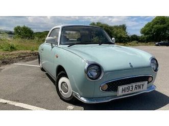 1991 nissan figaro bleu manuel, 5 vitesses conduite à dro...
