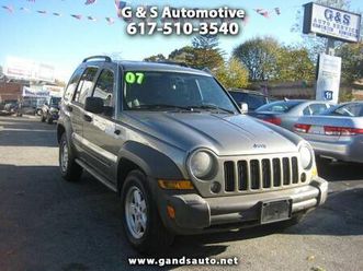 2007 jeep liberty sport 4wd 4d