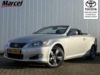 lexus is cabriolet 250c luxury cabrio 6cil automaat nl auto — lexus — marktplaats