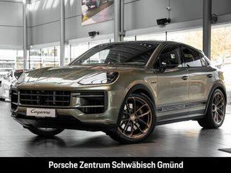 porsche cayenne s e-hybrid coupe black edition burmester