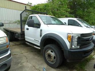 2017 ford f550 xl regular cab diesel flatbed