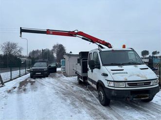 iveco daily doka skrzynia ladunkowa 65c17 + hds fassi 45 imielin centrum • olx.pl