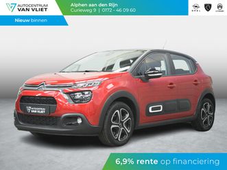 citroen c3 1.2 puretech feel | cruisecontrol | carplay | e.c.c. | zwart dak |