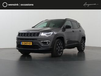 jeep compass 4xe 240 plug-in hybrid electric s | soh 84,4% | trekhaak | navigatie | parkeercamera | stoelverwarming | panoramadak | keyless entry/go | apple car