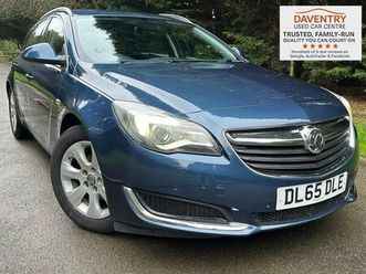 vauxhall insignia sports tourer 1.6 cdti ecoflex tech line sports tourer 5dr diesel manual euro 6 (start/stop) (136 ps)