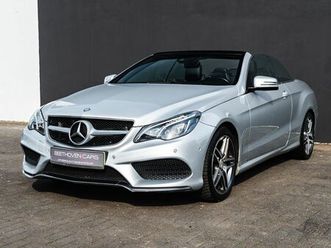 mercedes-benz e 320 cabrio facelift amg line ahk
