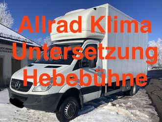 sprinter oberaigner allrad 4x4 klima untersetzg koffer/ hebebühne