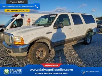 2000 ford excursion 4wd limited