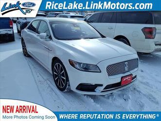 used 2018 lincoln continental reserve