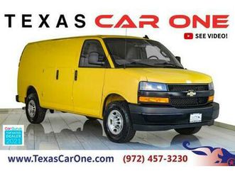 used 2023 chevrolet express 2500 cargo van power convenience pkg rear camera