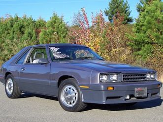 1985 mercury capri 1-owner 82k rs 5.0l 4bbl 5-speed a/c t-top hatchback gs coupe