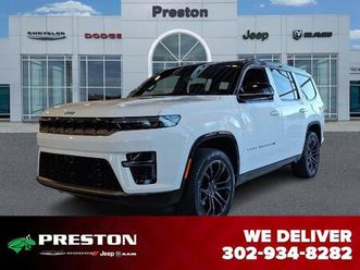 new 2026 jeep grand wagoneer summit obsidian