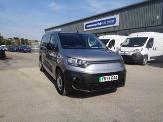 fiat doblo 100kw 50kwh 750kg van auto