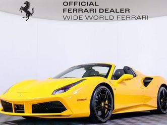 certified 2018 ferrari 488 spider