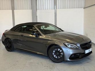 4.0 c63 v8 biturbo amg (premium) cabriolet spds mct euro 6 (start/stop) 2dr