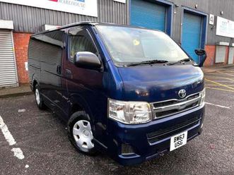 toyota hiace delivery van petrol automatic