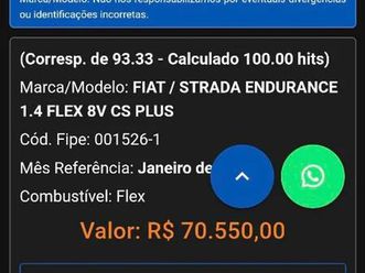 fiat strada endurance 1.4 flex 8v cs plus 2022