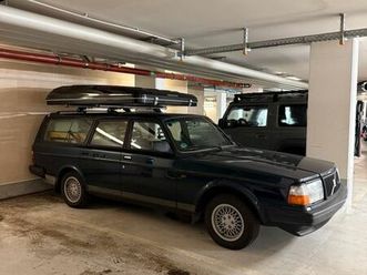 volvo 245 polargrün | h-zulassung | scheck...