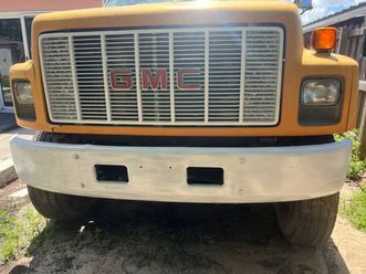 gmc c7h042 flatbed, topkick, 6.6l cat engine diese