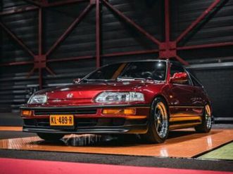 honda crx 1990 torino red pearl rot