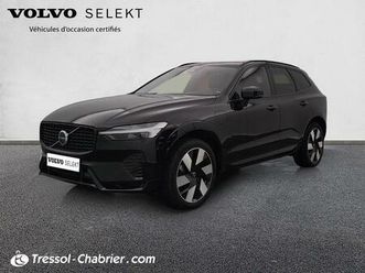 xc60 t6 awd hybride rechargeable 253 ch+145 ch geartronic 8 ultra style dark