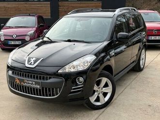peugeot 4007 féline 2.2 hdi 156cv 4wd dcs6 boîte auto 4 roue motrices-attelage-entretien complet peugeot-garantie 12 mois