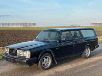 volvo 240 turbo estate 1985 zwart 245 — volvo — marktplaats