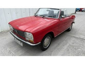 1972 peugeot 304 convertible rouge foncé manuel, 4 vitess...