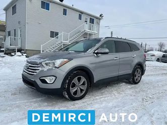 2014 hyundai santa fe xl **luxury**6 passagers**jamais accidente