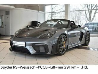 porsche 718 spyder rs~weissach~pccb~lift~nur 291 km~1.hd