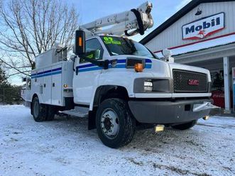 2009 gmc c5500 bucket truck -- 42' insulated -- duramax -- only 88k