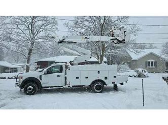 2020 ford f-550 123k 6.7l diesel & altec at41mh insulated bucket