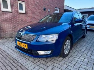 skoda octavia 1.6 tdi 81kw combi 2014 blauw greenline — skoda — marktplaats