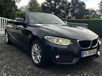 bmw cabriolet 220d 190 ch lounge a