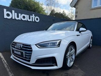 audi a5 2.0 tfsi s line convertible 2dr petrol manual euro 6 (start/stop) (190 ps)
