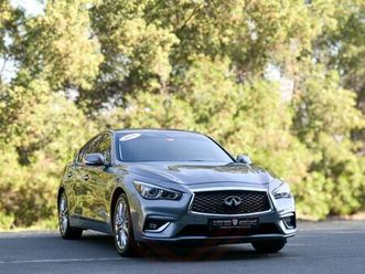 infiniti q50 luxe 2.0l infiniti q50 2.0t 2018 gcc accident-free excellent condition