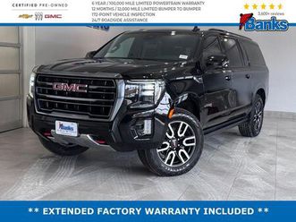 certified 2023 gmc yukon xl at4