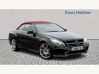 2.1 e220d amg line edition (premium) cabriolet g-tronic+ euro 6 (start/stop) 2dr