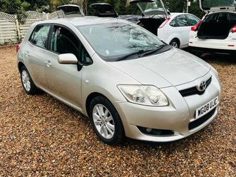 2008 toyota auris 1.6 vvti t spirit 5dr hatchback petrol manual