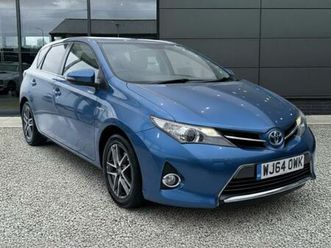 2014 toyota auris 1.8 vvti hybrid icon+ 5dr cvt auto hatchback petrol/electric hybrid automatic