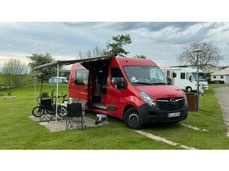 opel movano f3500 camper / wohnmobil erst 34000 km