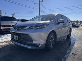 used 2025 toyota sienna platinum