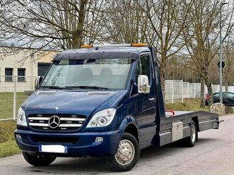 mercedes benz sprinter 515 cdi 150ch - 5 tonnes - ct.ok - boite auto - 2eme main - depanneuse - porte voiture - papier belge
