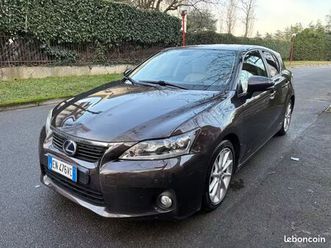 lexus ct 200h 1.8 hybride - caméra/navi - boite auto - régulateur - phares led