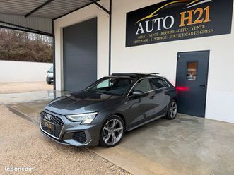 audi a3 (8y) sportback 35 tdi 150 ch bva s-line/ toit pano / matrix led/ key less / camera/ bang & olufsen / sieges s cuir elect / angle mort/ park assist/ carp